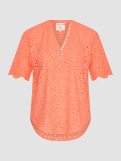 Amelie top - Coral Red