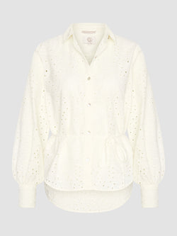 Feline blouse - Marshmallow White
